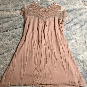 dark cream dress